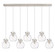Newton Seven Light Linear Pendant in Polished Nickel (405|127-410-1PS-PN-G410-8CL)