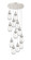Downtown Urban 12 Light Pendant in Polished Nickel (405|126-450-1P-PN-G450-6CL)