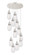 Downtown Urban 12 Light Pendant in Polished Nickel (405|126-450-1P-PN-G450-6SCL)