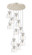 Downtown Urban 12 Light Pendant in Polished Nickel (405|126-410-1PS-PN-G412-8CL)