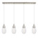 Downtown Urban Four Light Linear Pendant in Brushed Satin Nickel (405|124-450-1P-SN-G450-6SCL)