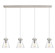 Downtown Urban Four Light Linear Pendant in Polished Nickel (405|124-410-1PS-PN-G411-8SDY)