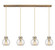 Newton Two Light Linear Pendant in Brushed Brass (405|124-410-1PS-BB-G410-8SDY)