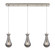 Downtown Urban Three Light Linear Pendant in Brushed Satin Nickel (405|123-451-1P-SN-G451-5SM)