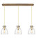 Downtown Urban One Light Linear Pendant in Brushed Brass (405|123-410-1PS-BB-G412-8SDY)