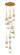 Downtown Urban Nine Light Pendant in Brushed Brass (405|119-452-1P-BB-G452-4CL)