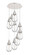 Downtown Urban Nine Light Pendant in Polished Nickel (405|119-450-1P-PN-G450-6CL)