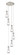 Downtown Urban Six Light Pendant in Brushed Satin Nickel (405|116-451-1P-SN-G451-5CL)