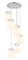 Newton Seven Light Pendant in Polished Nickel (405|116-410-1PS-PN-G410-8WH)