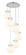 Newton Six Light Pendant in Polished Nickel (405|116-410-1PS-PN-G410-8WH)