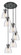 Downtown Urban Six Light Pendant in Matte Black (405|116-410-1PS-BK-G412-8SDY)