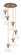 Downtown Urban Six Light Pendant in Brushed Brass (405|116-410-1PS-BB-G411-8SDY)