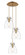Downtown Urban Two Light Pendant in Brushed Brass (405|113-410-1PS-BB-G412-8CL)