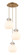 Newton Three Light Pendant in Brushed Brass (405|113-410-1PS-BB-G410-8WH)