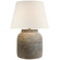 Indra LED Table Lamp in Silt Grey Ceramic (268|AL 3610STG-L)