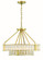 Farris Six Light Chandelier in Aged Brass (60|FAR-6006-AG)