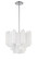 Addis Four Light Chandelier in Polished Chrome (60|ADD-300-CH-WH)