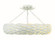 Broche Six Light Semi Flush Mount in Matte White (60|536-MT_CEILING)