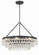 Calypso Six Light Chandelier in Matte Black (60|237-MK)