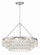 Calypso Six Light Chandelier in Polished Chrome (60|237-CH)