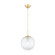Sara One Light Pendant in Aged Brass (428|H815701S-AGB)