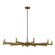 Erzo Ten Light Chandelier in Natural Brass (12|52613NBR)