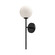 Cassia One Light Wall Sconce in Matte Black/Opal Matte Glass (452|WV549101MBOP)