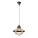 Willard One Light Pendant in Urban Bronze/Prismatic Glass (452|PD348114UBPG)