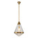 Willard One Light Pendant in Vintage Brass/Prismatic Glass (452|PD348022VBPG)
