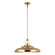 Palmetto One Light Pendant in Polished Brass/Glossy Opal (452|PD344020PBGO)
