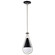 Admiral One Light Pendant in Matte Black (72|60-7912)