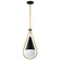 Admiral One Light Pendant in Matte Black (72|60-7902)