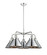Ballston Urban Five Light Chandelier in Polished Nickel (405|916-5CR-PN-M10-PN)
