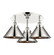 Ballston Urban Three Light Semi-Flush Mount in Polished Nickel (405|916-3C-PN-M10-PN)