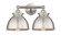 Edison Two Light Bath Vanity in Polished Nickel (405|616-2W-PN-M14-BK)