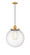 Franklin Restoration One Light Mini Pendant in Satin Gold (405|201CSW-SG-G204-14)