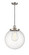 Franklin Restoration One Light Mini Pendant in Brushed Satin Nickel (405|201C-SN-G204-14)
