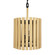 Suratto Two Light Pendant in Matte Black/Honey Blonde (137|387P02MBH)