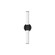Tubo LED Bath Vanity in Black (16|52502WTBK)