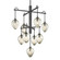 Brixton Nine Light Chandelier in Graphite/Black Chrome (67|F6207-GRA/BCR)