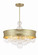 Verdi Square Eight Light Convertible Pendant in Soft Gold (7|5197-697)