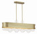 Verdi Square Six Light Island Pendant in Soft Gold (7|5196-697)