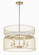 Park Slope by Robin Baron Five Light Pendant in Nouveau Gold (7|3395-754)