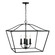 Grady Four Light Pendant in Black Iron (65|350641BI)