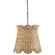 Annabelle One Light Pendant in Natural/Molé Black (142|9000-1117)