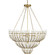 Magnum Opus Seven Light Chandelier in Brass/White (142|9000-1099)