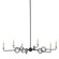 Privateer Six Light Chandelier in Blacksmith/Clear (142|9000-0969)