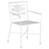 Marjorie Skouras Armchair in Gesso White (142|4000-0165)