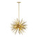 Killiam 12 Light Pendant in Cavalier Gold (51|7-1957-12-37)