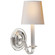 Channing One Light Wall Sconce in Polished Nickel (268|TOB 2120PN-L)